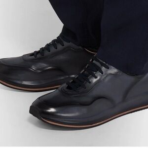 Officine Creative Race Lux 45 Men’s  Dark Brown Leather Sneakers